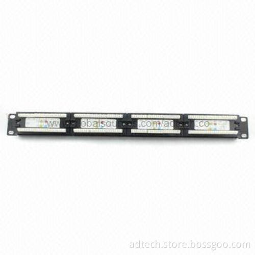 Patch Panel, Cat6 UTP, 24 Ports with Label Mark